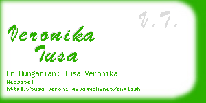 veronika tusa business card